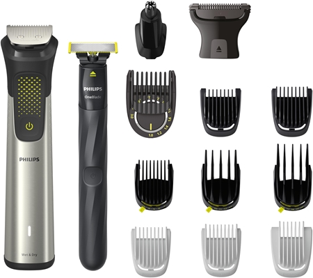 PhilipsSeries 9000 MG9552/15 regolabarba multifunzione + OneBlade Face 1 pz