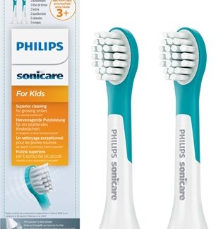 PhilipsSonicare For Kids 3+ Compact HX6032/33 testine di ricambio per spazzolino per bambini 2 pz