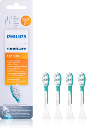 PhilipsSonicare For Kids 7+ Standard HX6044/33 testine di ricambio per spazzolino 4 pz
