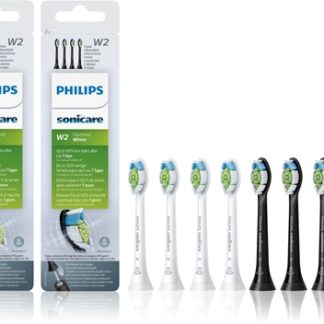 PhilipsSonicare Optimal White HX6064/10+HX6064/11 testine di ricambio per spazzolino 2× 4 pz