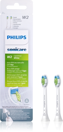 PhilipsSonicare Optimal White Standard HX6062/10 testine di ricambio per spazzolino White 2 pz