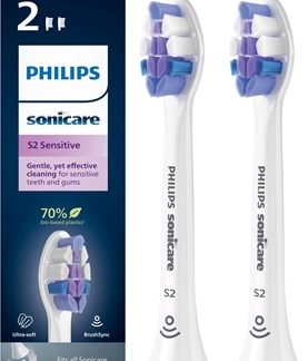PhilipsSonicare Sensitive Standard HX6052/10 testine di ricambio per spazzolino 2 pz