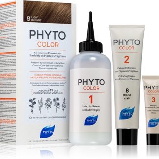 PhytoColor tinta per capelli senza ammoniaca colore 8 Light Blonde