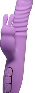 PipedreamFantasy For Her Thrusting Silicone Rabbit vibratore con stimolatore clitorideo 23,5 cm