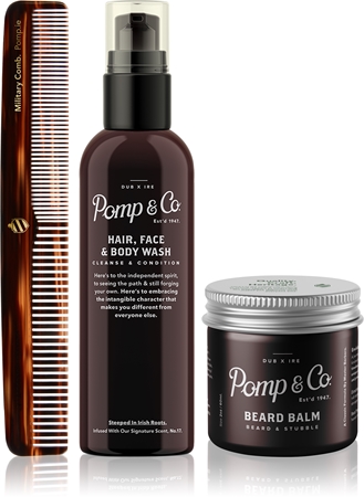 Pomp & CoBundle Beard set per la barba1 pz