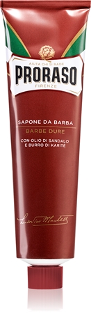ProrasoRed sapone da barba per barbe dure in tubetto150 ml