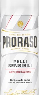 ProrasoWhite schiuma da barba per pelli sensibili 50 ml