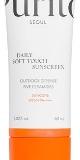 PuritoDaily Soft Touch Sunscreen crema protettiva leggera viso SPF 50+60 ml