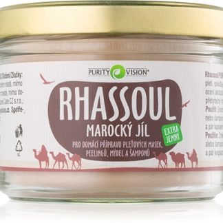 Purity VisionRhassoul argilla marocchinaper la preparazione di maschere viso, scrub, saponi e shampoo 200 g