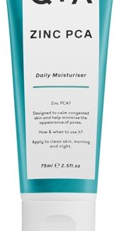 Q+AZinc PCA crema rassodante viso per lisciare la pelle e ridurre i pori75 ml
