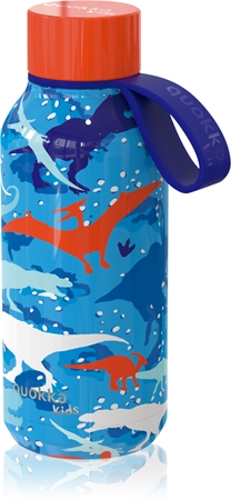 QuokkaSolid Kids thermos con laccetto Dinosaur 330 ml