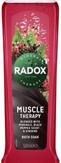 RadoxMen Muscle Therapy bagnoschiuma Black Pepper & Ginseng 500 ml