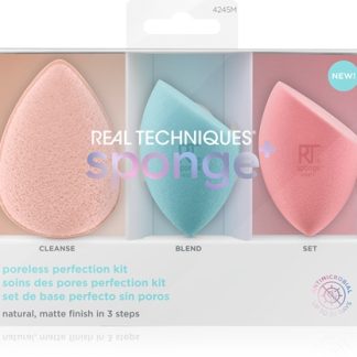 Real TechniquesSponge+ Poreless Perfection confezione regalo per pelli con imperfezioni