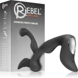 REBELProstate stimulator Plug anale Black 14,6 cm