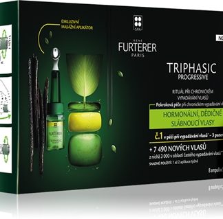 René FurtererTriphasic Progressive trattamento completo per la caduta cronica dei capelli 8x5,5 ml