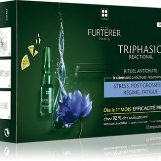 René FurtererTriphasic Reactional cura completa per la caduta dei capelli reattiva 12x5 ml