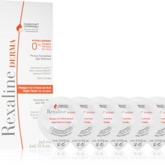 RexalineDerma Night Mask-in-Creme maschera in crema rigenerante notte effetto antirughe6 x 3 ml