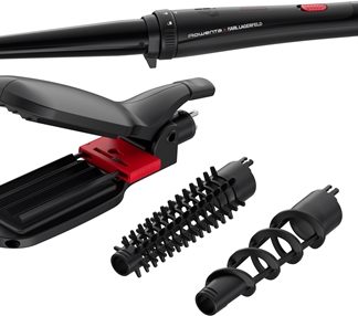 RowentaKarl Lagerfeld CF422LF0 piastra arricciacapelli multistyling per capelli 4 pz