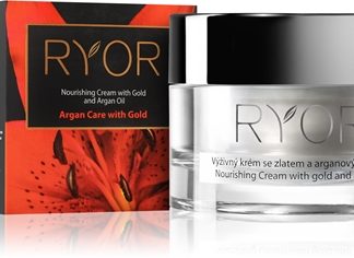 RYORArgan Care with Gold crema nutriente con oro e olio di argan50 ml