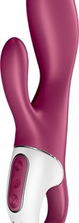 SatisfyerHEATED AFFAIR WARMING RABBIT vibratore con stimolatore clitorideo 20,6 cm