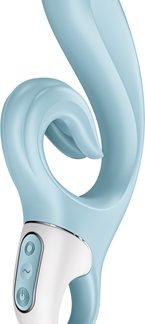 SatisfyerLove ME vibratore con stimolatore clitorideo Blue 22 cm