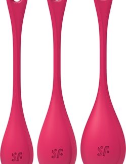 SatisfyerYONI POWER 1 TRAINING pesi vaginali Red 3 pz