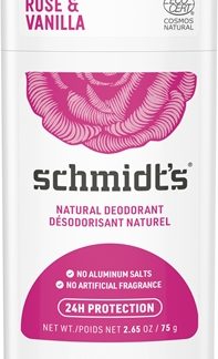 Schmidt'sRose + Vanilla deodorante solido senza sali di alluminio 75 g