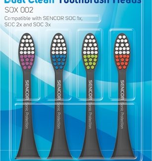 SencorSOX 002 testine di ricambio per spazzolino 4 pz