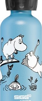 SiggKBT Kids Moomin bottiglia per bambini Swimming 400 ml