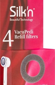 Silk'nVacuPedi Refill Filters filtri di ricambio per la lima elettrica piedi 4 pz