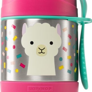 Skip HopZoo Llama thermos con cucchiaino 12m+ 325 ml