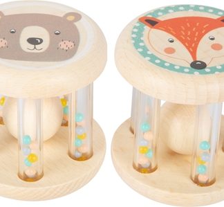 Small foot by LeglerRattle Animals Pastel sonaglio con palline 2 pz