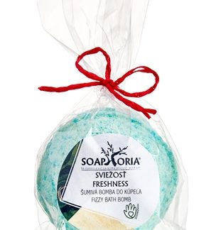 SoaphoriaInhale Exhale bomba da bagno effervescente Svěžest 85 g