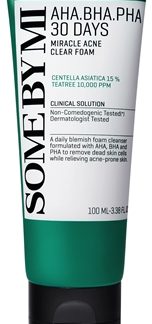 Some By MiAHA∙BHA∙PHA 30 Days Miracle mousse di pulizia profonda per pelli problematiche, acne100 ml
