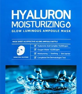 Some By MiGlow Luminous Hyaluron Moisturizing mascheraviso idratante in tessuto con acido ialuronico25 g