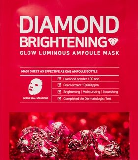Some By MiGlow Luminous Red Diamond Brightening maschera viso illuminante in tessuto25 g