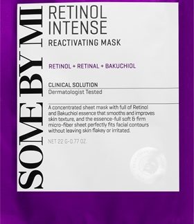 Some By MiRetinol Intense Reactivating Mask maschera antirughe in tessuto per pelli mature22 g