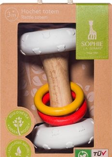 Sophie La GirafeVulli Rattle Totem sonaglio 3m+ 1 pz