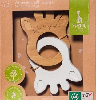 Sophie La GirafeVulli Silhouette Teething Rings dentaruolo 0m+ 1 pz