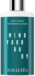 SoulettoPeppermint & Ginger Body Wash gel doccia rilassante 300 ml