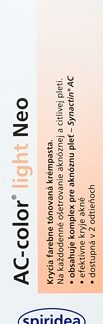 SpirideaAC-color Light Neo crema colorata per pelli problematiche, acne 30 g