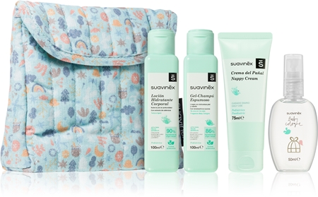 SuavinexBaby Care Essentials Set Blue kit da viaggio per bambini