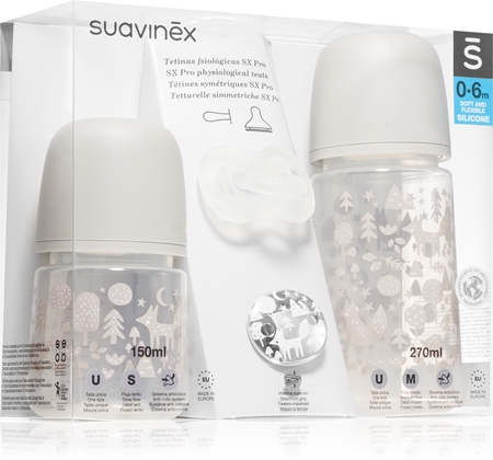 SuavinexFox Gift Set confezione regalo per bebè Grey