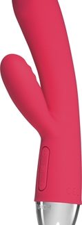 SvakomTrysta vibratore con stimolatore clitorideo 18 cm