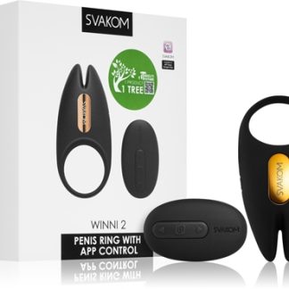 SvakomWinni 2 App Anello fallico black 9,6 cm
