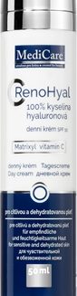 SyncareMedicare Renohyal 100% hyaluronic acid crema giorno per pelli sensibili e secche 50 ml