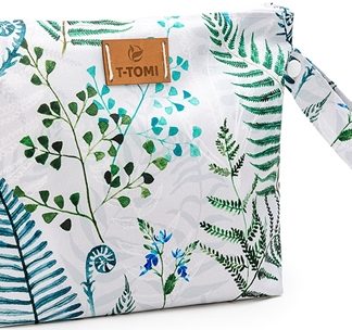 T-TOMIBig Baggie borsa da viaggio Fern 24x28 cm