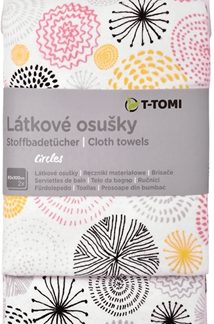 T-TOMICloth Towels Circles asciugamano 80x100 cm 2 pz