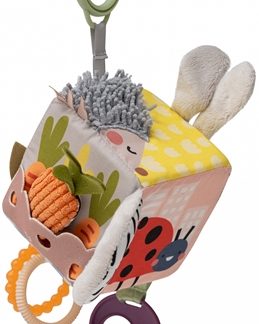 Taf ToysActivity Cube Urban Garden giocattolo pendente a contrasto con dentaruolo 1 pz