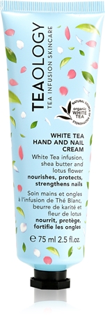 TeaologyWhite Tea Hand and Nail Cream crema idratante per mani e unghie 75 ml